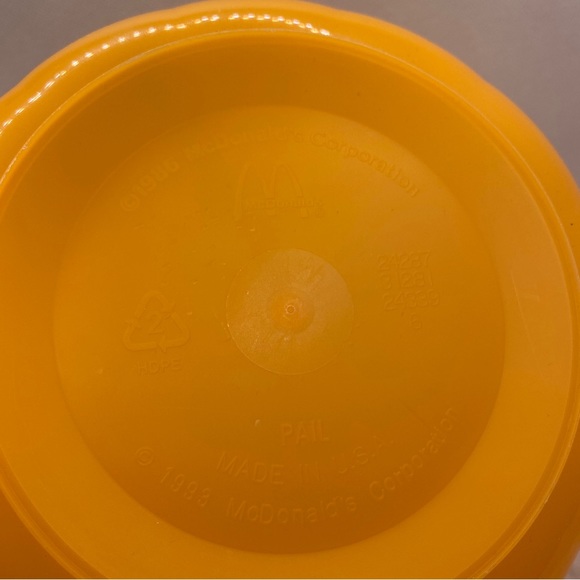 2 McDonald’s Halloween Happy Meal Trick or Treat Pumpkin Ghost Pails Vin… - Picture 4 of 16